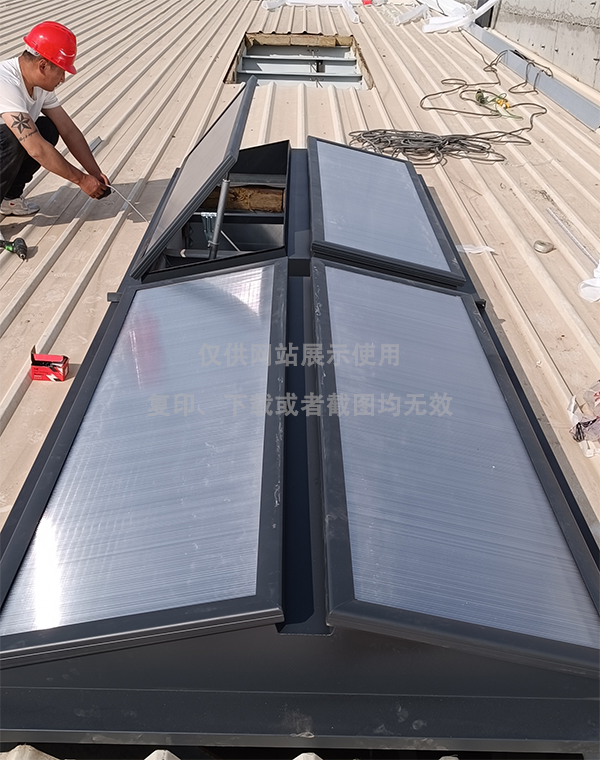 兰州王老吉生产车间南口街道排烟天窗 兰州王老吉生产车间南口街道排烟天窗