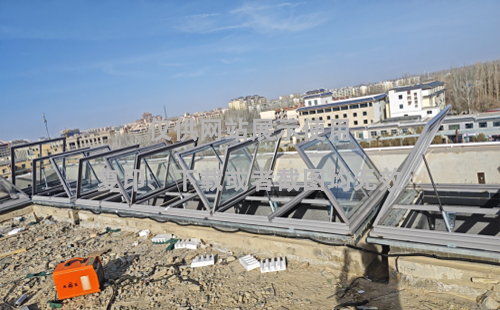 敦煌博物馆南口街道排烟天窗