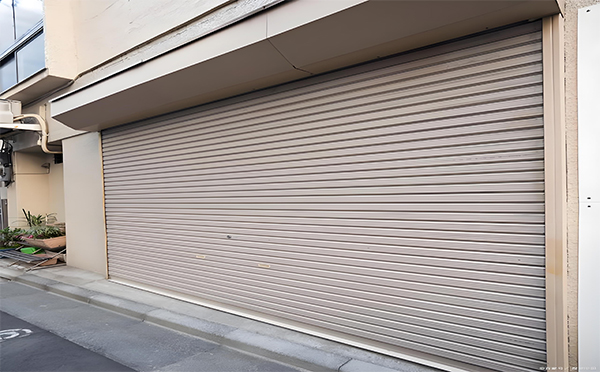 南口街道卷帘门