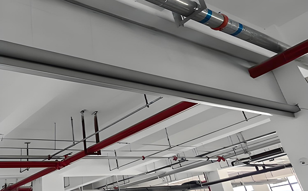 南口街道防火布挡烟垂壁